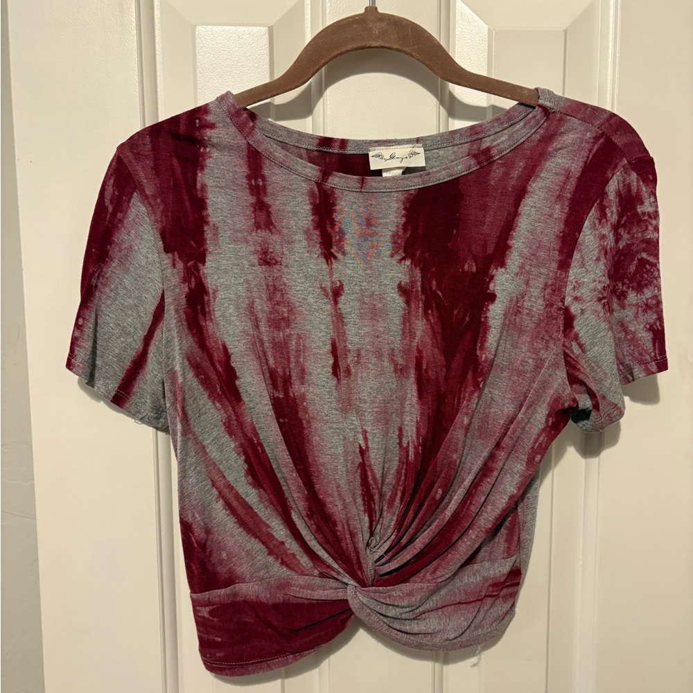 Tie dye Crop top (bundle item🩵)